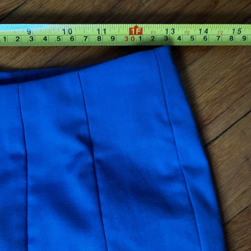 BGL Blue Long-Sleeve Belted Peplum | two-piece | US 2-4 - Picture 9 of 13